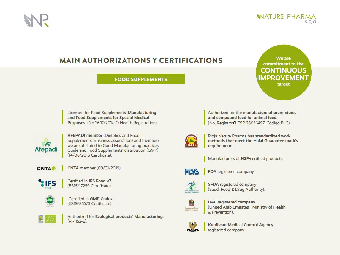 RNP certifications and authorisations